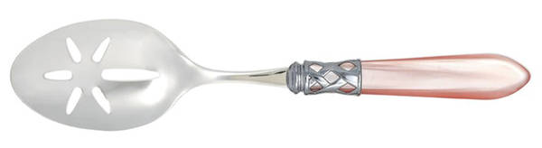 Aladdin Light Pink (Brilliant) Pierced Tablespoon (Serving Spoon)