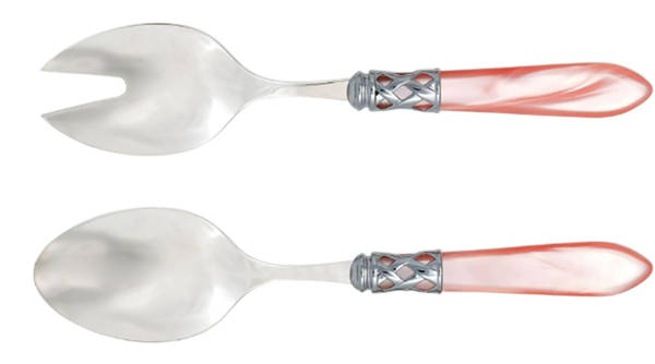 Aladdin Light Pink (Brilliant) (2 Pc) Solid Salad Set