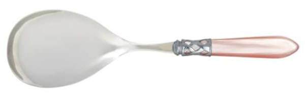 Aladdin Light Pink (Brilliant) Large Solid Serving Spoon