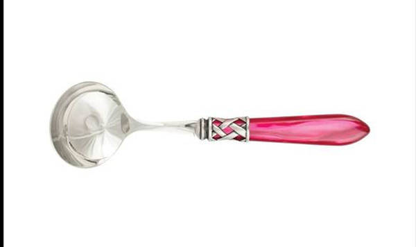 Aladdin Raspberry (Antique Lattice) Solid Gravy Ladle