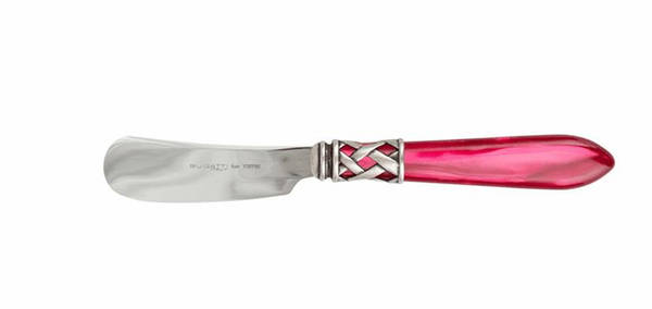 Aladdin Raspberry (Antique Lattice) Hollow Handle Butter Spreader