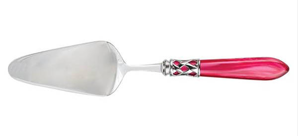 Aladdin Raspberry (Brilliant Lattice) Pastry Server with Stainless Blade