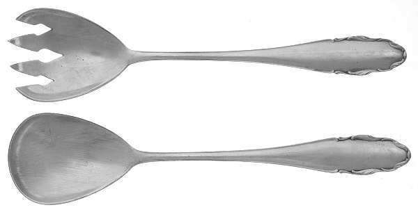 2200 (Silverplate) (2 Pc) Solid Salad Set
