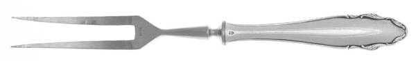 2200 (Silverplate) Small Steak Carving Fork with Stainless Prongs