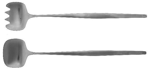Action (Stainless) Solid Oversized Serving Salad Set