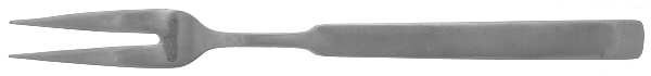Aspen (Stainless) Small Solid Cold Meat Serving Fork