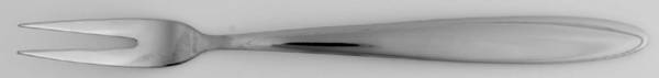 Atlanta (Stainless, Newer) Small Solid Cold Meat Serving Fork