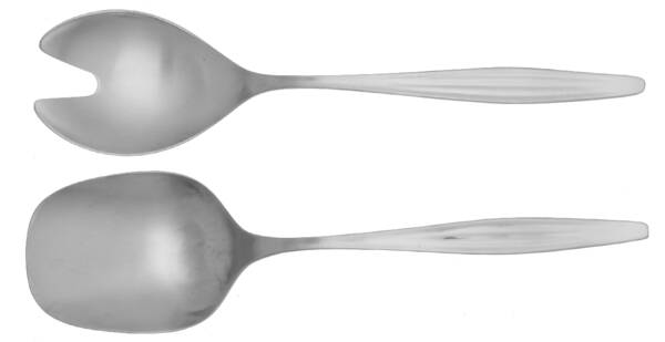 Atlanta-Motion (Stainless, Older, 1954) (2 Pc) Solid Salad Set