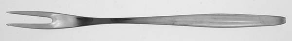 Atlanta-Motion (Stainless, Older, 1954) Small Solid Cold Meat Serving Fork
