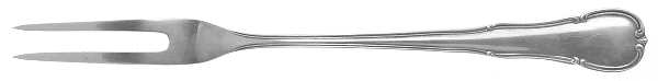 Barock (Silverplate) Small Solid Cold Meat Serving Fork