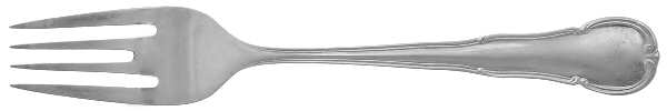 Barock (Silverplate) Individual Solid Fish Fork