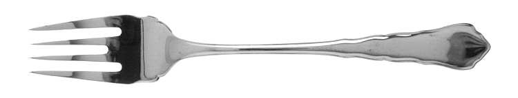 Chippendale (Silverplate) Individual Solid Fish Fork