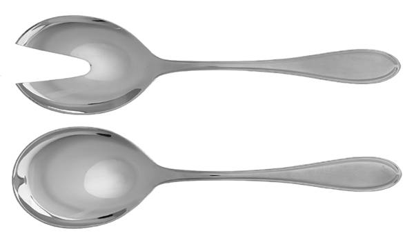 Cologne-Antwerpen (Stainless) (2 Pc) Solid Salad Set