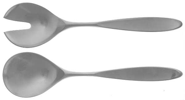 Edinburgh-Festival (Stainless) (2 Pc) Solid Salad Set