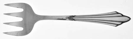Facher (Silverplate) Large Solid Tined Sardine Serving Fork