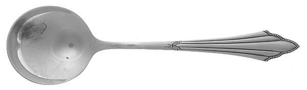 Facher (Silverplate) Round Bowl Soup Spoon (Gumbo)
