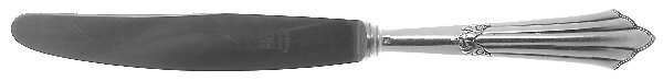 Facher (Silverplate) Modern Hollow Knife