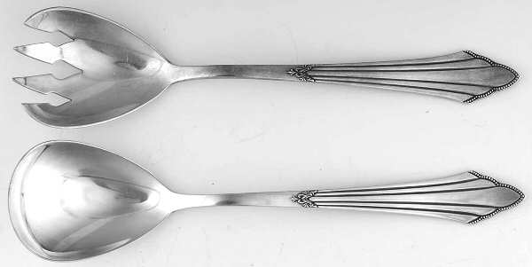 Facher (Silverplate) (2 Pc) Solid Salad Set