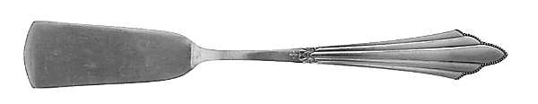 Fan (Sterling) Solid Cheese Server