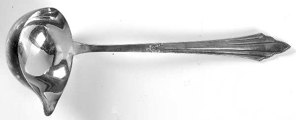 Fan (Sterling) Solid Gravy Ladle