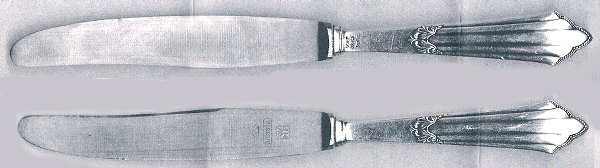 Fan (Sterling) Modern Hollow Knife