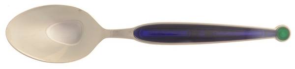 Fantasia-Blue & Green (Stainless) Solid Place/Salad Serving Spoon