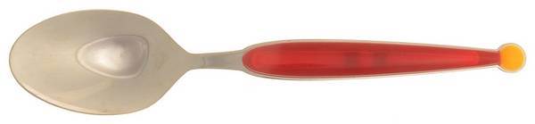Fantasia-Red & Yellow (Stainless) Solid Place/Salad Serving Spoon