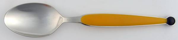 Fantasia-Yellow & Blue (Stainless) Solid Place/Salad Serving Spoon
