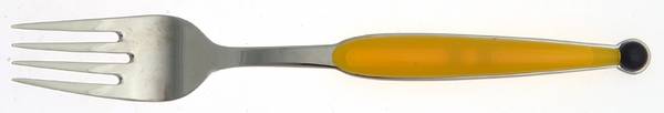 Fantasia-Yellow & Blue (Stainless) Individual Salad Fork