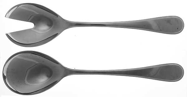 Form (Stainless, New) (2 Pc) Solid Salad Set