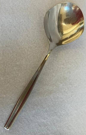Frankfurt (Stainless) Solid Smooth Casserole Spoon