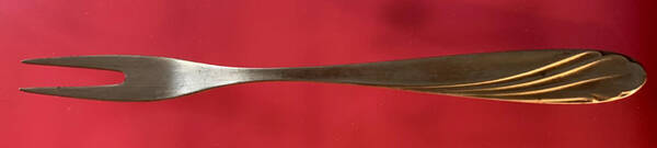 Wien (Vienna) Silverplate Small Solid Cold Meat Serving Fork