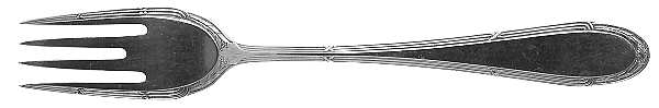 WMF9 (SILVERPLATE) Individual Solid Fish Fork
