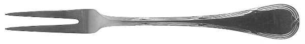 Grand Ribbon (Stainless) Small 2-Tine Cold Meat Serving Fork