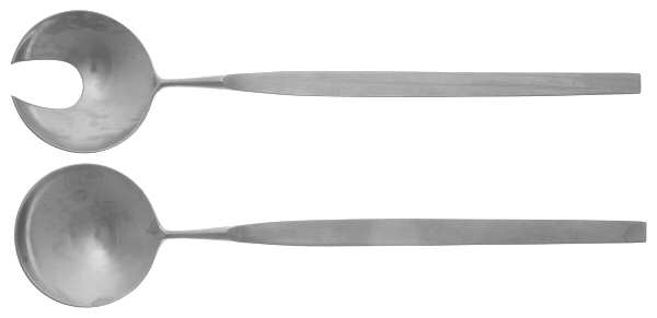 Harper (Stainless) (2 Pc) Solid Salad Set