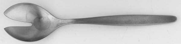 Laurel-Stockholm (Stainless, Newer, Satin) Pierced Tablespoon (Serving Spoon)