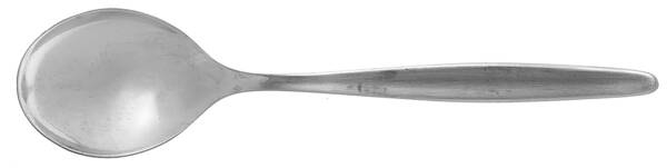 Laurel (Older, Germany, Stainless) Solid Salad Serving Spoon
