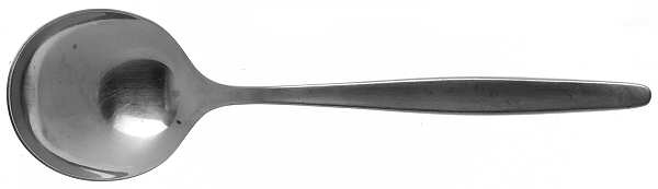 Laurel (Older, Germany, Stainless) Round Bowl Soup Spoon (Cream Soup)