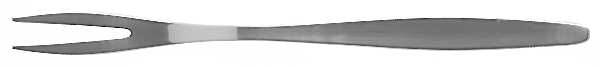 Laurel (Older, Germany, Stainless) Small Solid Cold Meat Serving Fork