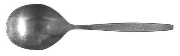 Laurel (Older, Germany, Stainless) Solid Serving Spoon