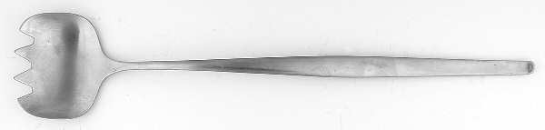 Laurel (Older, Germany, Stainless) Oversize Solid Salad Servng Fork