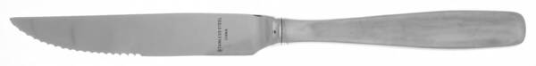 Line (Older, Germany, Stainless) Steak Knife Individual Hollow, Serrate HC