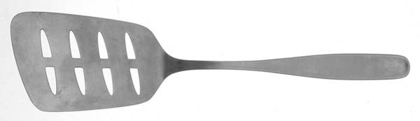 Line (Older, Germany, Stainless) Griddle Spoon