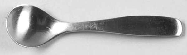 Line (Older, Germany, Stainless) Individual Salt Spoon