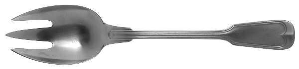Murray Hill (Older, Germany, Satin) Solid Salad Serving Fork