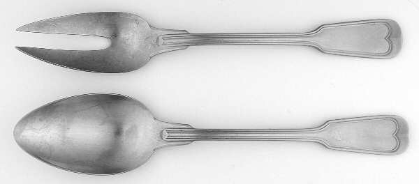 Murray Hill (Older, Germany, Satin) (2 Pc) Solid Salad Set