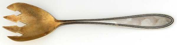 Pearl (Silverplate) Small Solid Serving Fork