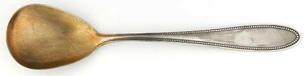 Pearl (Silverplate) Small Solid Serving Spoon