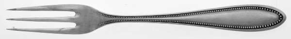 Pearl (Silverplate) Individual Solid Fruit Fork