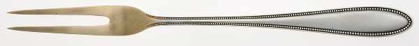 Pearl (Silverplate) Small 2-Tine Cold Meat Serving Fork
